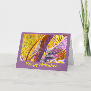 BIRTHDAY CARD/ I CELEBRAGE DIN UNIQUENESS/CANNA KORT