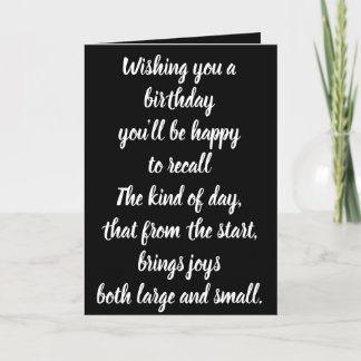 BIRTHDAY CARD KORT