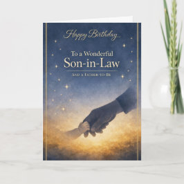 Birthday Card Son In Law - Father to be Kort