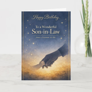 Birthday Card Son In Law - Father to be Kort