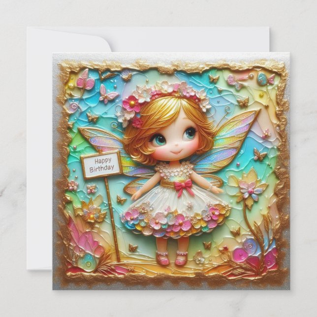 BIRTHDAY CARD ~ Sweet Fairy ~ (Framsida)