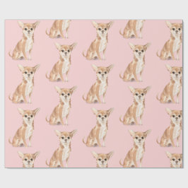 Birthday Chihuahua Hund Rosa Party Hat Presentpapper