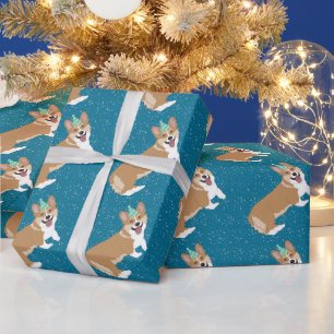 Birthday Corgi Presentpapper