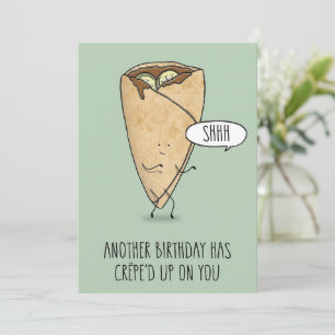 Birthday Crepe Julkort