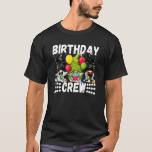 Birthday Crew Billiard Grandpa Gnome Birthday Part T Shirt