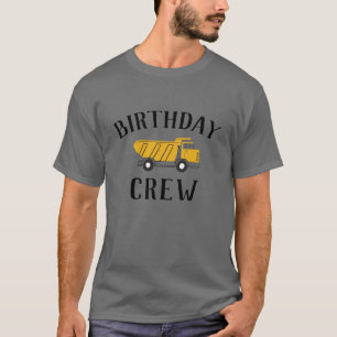 Birthday Crew Lastbil Birthday Shirt T
