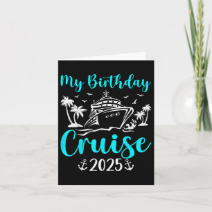 Birthday Cruise 2025 Frakt Boat Party - Uni-childr Kort