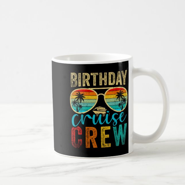 Birthday Cruise Crew Cruise Birthday Cruising Trip Kaffemugg (Höger)