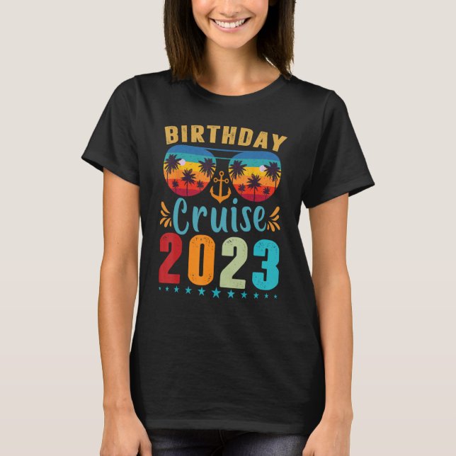 Birthday Cruise Squad Shirt Cruise Squad 2023 Birt T (Framsida)