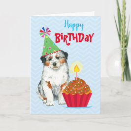 Birthday Cupkaka Aussie Kort