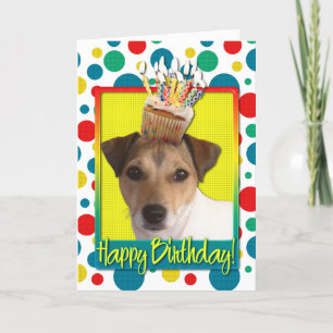 Birthday Cupkaka - Jack Russell Kort