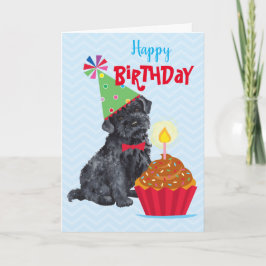 Birthday Cuptårta Kerry Blue Terrier Kort