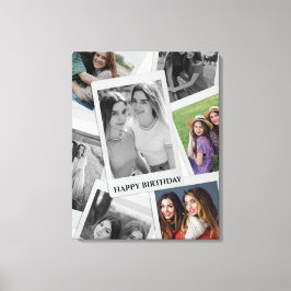 Birthday Custom Photo Collage Foam Board Canvastryck