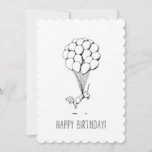 Birthday Dachshund Kort
