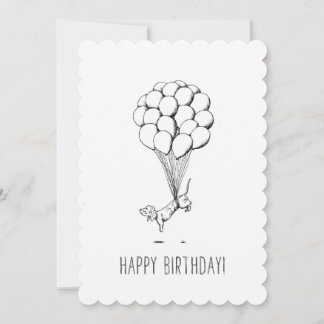 Birthday Dachshund Kort