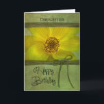 BIRTHDAY - DAUGHTER - GULTENS DAISY KORT<br><div class="desc">SE SAMMA BILD FÖR ANDRA BIRTIDAGAR,  TACK OCH TÄNKNING AV DIG TILLSAMMANS MED INBJUDAN</div>