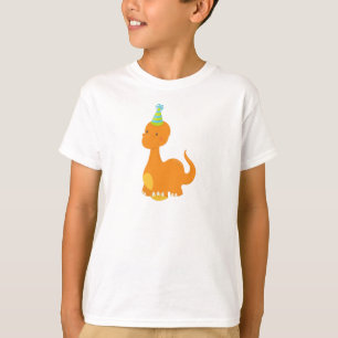 Birthday Dinosaur, Party Dinosaur, Dino, Party Hat T Shirt