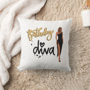 Birthday Diva Pillow Kudde
