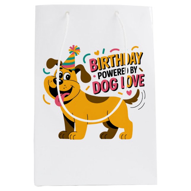Birthday Dog Love Party Illustration (Framsidan)