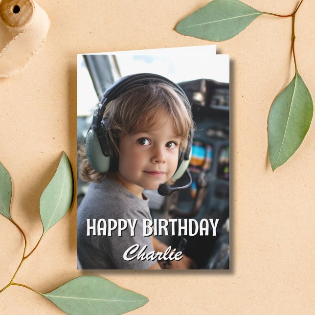 Birthday Dog Pilot Aviator Sunglasses Plane Funny Kort (Skapare uppladdad)
