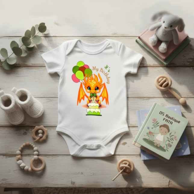 Birthday dragon t shirt (Skapare uppladdad)