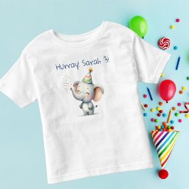 Birthday Elephant T Shirt