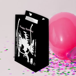 Birthday Fairy Tale Riding Hood Wolf Black White