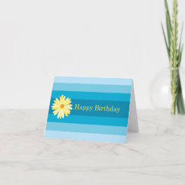 Birthday Flowers Kort