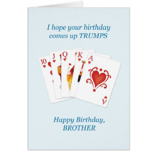 Birthday for Brother, Hearts Full House Hälsningskort