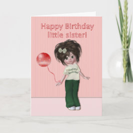 BIrthday for Little Sister Kort
