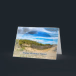 BIRTHDAY-FRIEND - BEACH/OCEAN/DUNES/SCENE KORT<br><div class="desc">SE SAMMA BILD FÖR ANDRA FARS DAG-KORT OCH SAMMA BILD FÖR BREDA KATEGORIER FÖR BIRTHDAYS.</div>