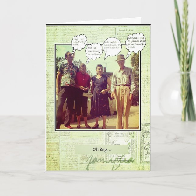 Birthday Funny Kort (Framsida)