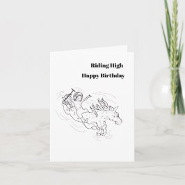 Birthday G Card : Riding High . Kort
