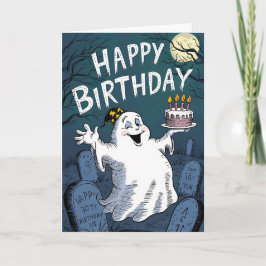 Birthday Ghost Kort