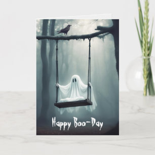 Birthday Ghost och Raven Kort