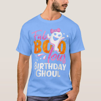 Birthday Ghoul Halloween Girls Womens Fab BOO Lous T Shirt