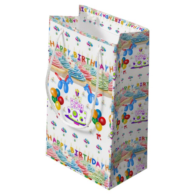 Birthday Gift Bag (Baksidan Vinklad)