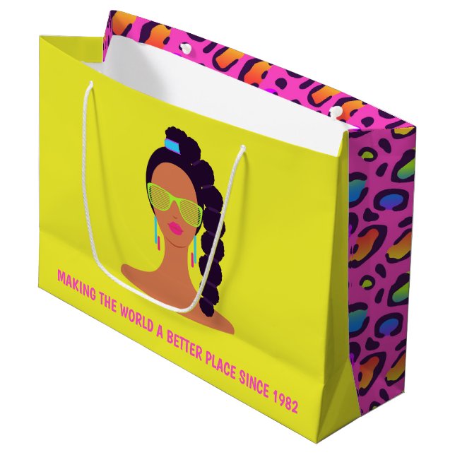 Birthday Gift Bag 1980 (Framsidan Vinklad)