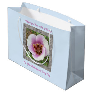 Birthday Gift Bag med Unique Clay Mariposa Lily