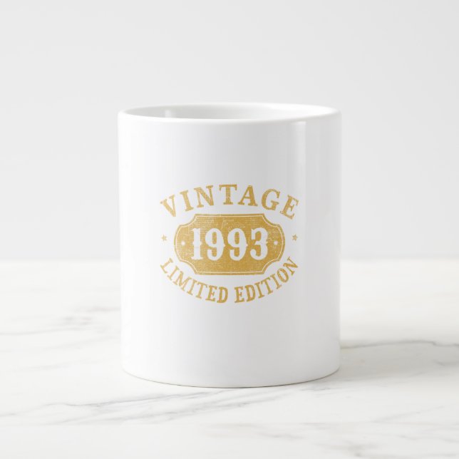 Birthday Gift Best Begränsad för 1993-talet Jumbo Mugg (Framsidan)