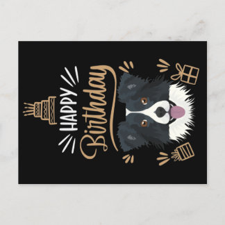 Birthday Gift Border Collie Vykort