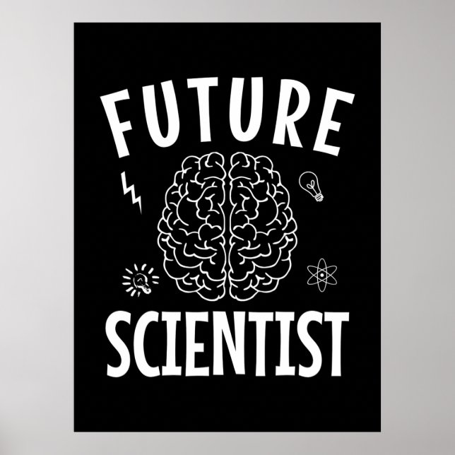 Birthday Gift | Framtida forskare Poster (Framsidan)