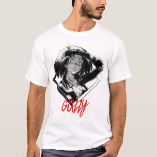 Birthday Gift Gally Alita Gunnm Retro Wave T Shirt