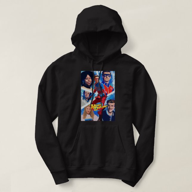 Birthday Gift Henry Danger Poster Streetwear Boys Hoodie (Design framsida)