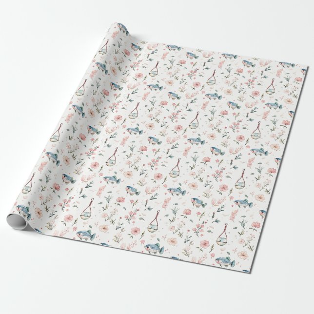 Birthday Gift | Jag tror att jag kommer att fiska Presentpapper (Utrullad)