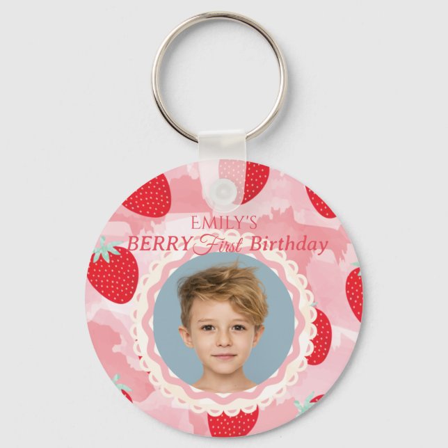 Birthday gift keychain nyckelring (Framsida)