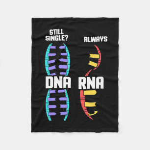 Birthday Gift Lärare Biolog DNA och RNA Fleecefilt