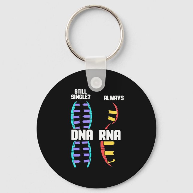 Birthday Gift | Lärare Biolog DNA och RNA Nyckelring (Framsida)