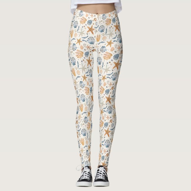 Birthday Gift | Sea Teacher Patience Leggings (Framsida)