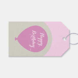 Birthday Gift Tag Presentetikett